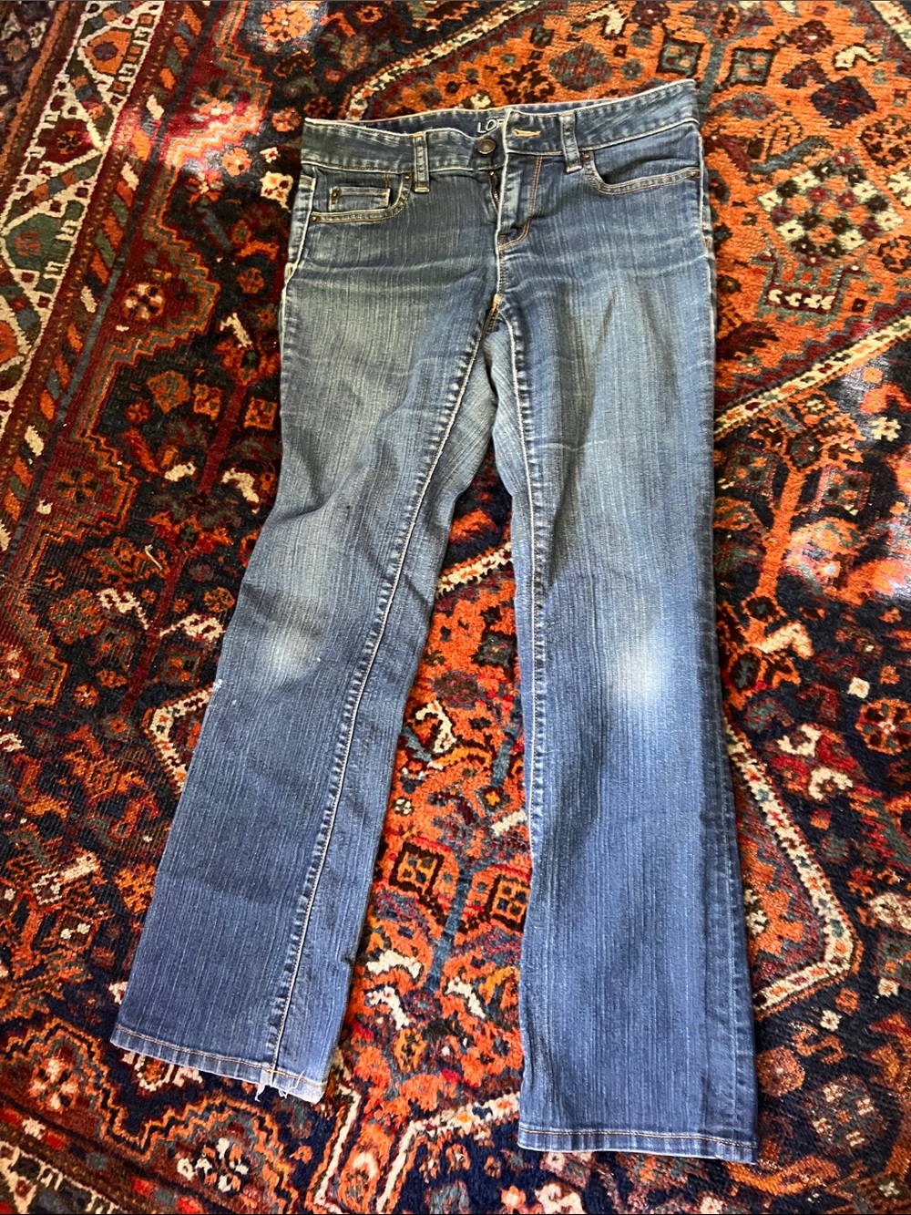 LOFT Women’s Medium Blue Flare Jeans